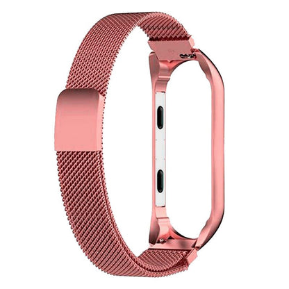 Correa COOL para Xiaomi Mi Band 5 / 6 / 7 / Amazfit Band 5 Metal Rosa