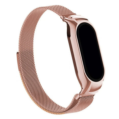 Correa COOL para Xiaomi Mi Band 5 / 6 / 7 / Amazfit Band 5 Metal Rose Gold