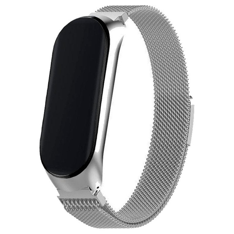 Correa COOL para Xiaomi Smart Band 8 / Band 9 Metal Plata