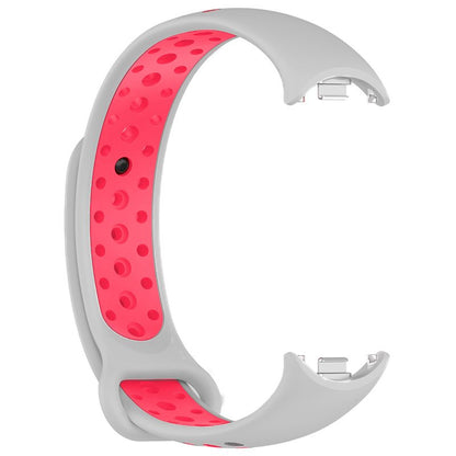 Correa COOL para Xiaomi Smart Band 8 / Band 9 Sport Gris-Rosa