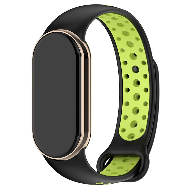 Correa COOL para Xiaomi Smart Band 8 / Band 9 Sport Negro-Verde