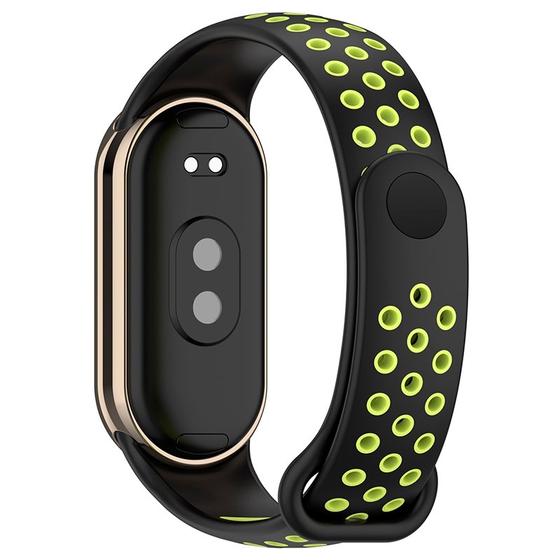 Correa COOL para Xiaomi Smart Band 8 / Band 9 Sport Negro-Verde