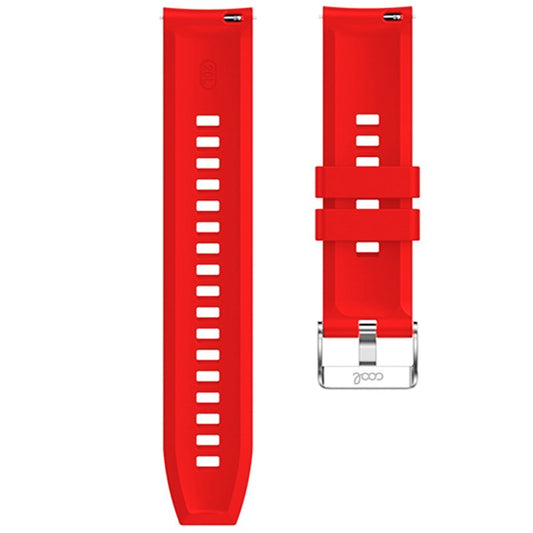 Correa Universal 20mm Amazfit Bip / GTS / Bip Lite / Huawei / Samsung / COOL Goma Rojo