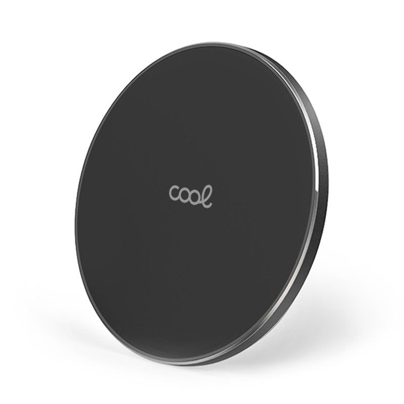 Dock Base Cargador Smartphones Inalámbrico Qi Universal COOL (Carga Rápida) Negro