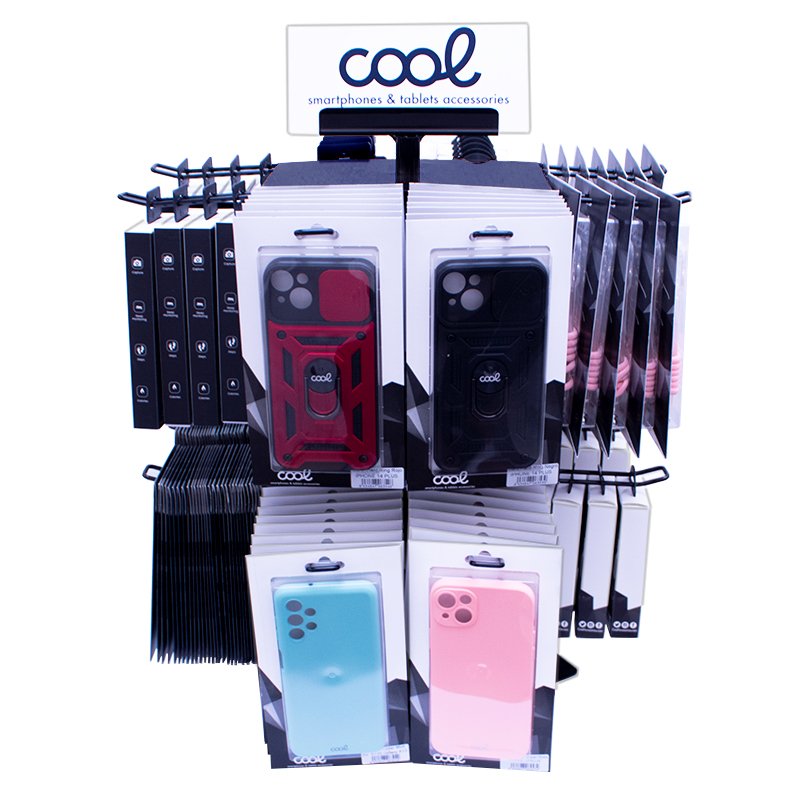 Expositor COOL Accesorios Metalico Giratorio Sobremesa (Negro)