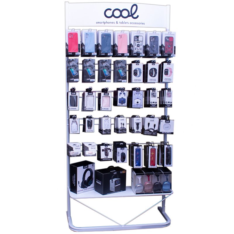 Expositor COOL Accesorios Metalico Grande (Blanco)