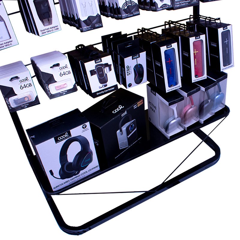 Expositor COOL Accesorios Metalico Grande (Negro)