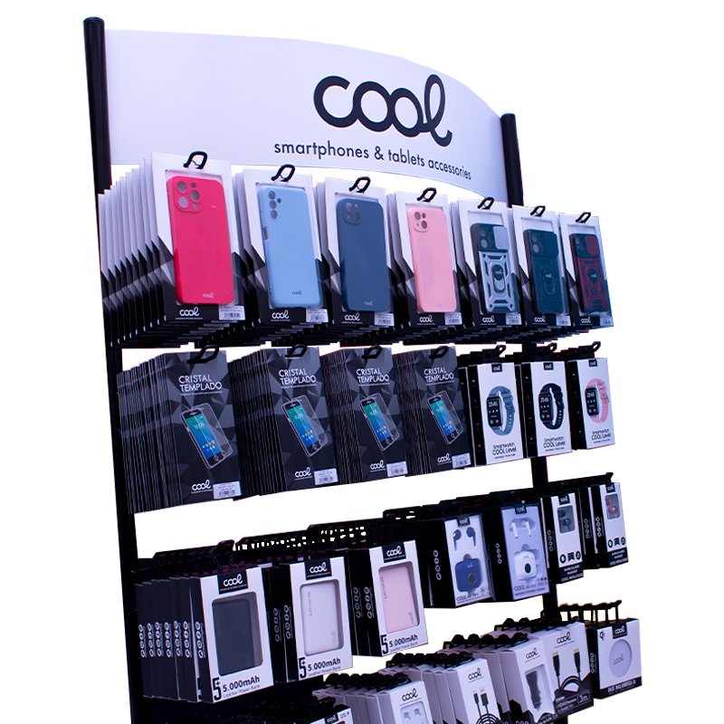 Expositor COOL Accesorios Metalico Grande (Negro)