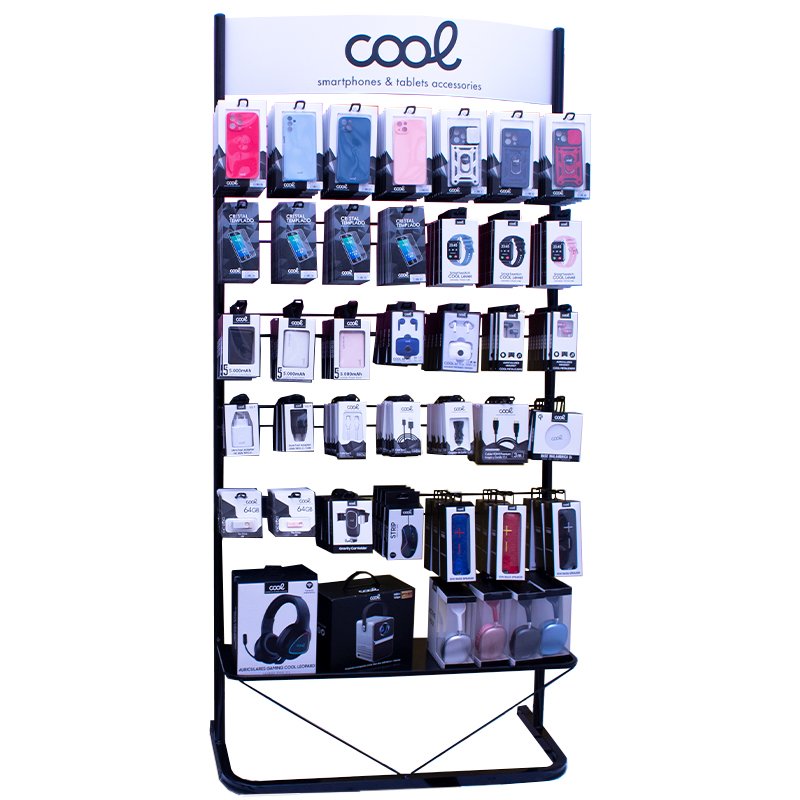 Expositor COOL Accesorios Metalico Grande (Negro)