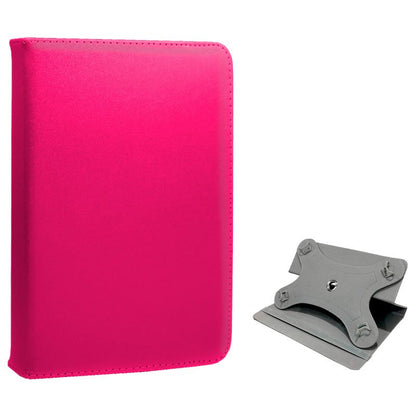 Funda COOL Ebook / Tablet 7 pulg Polipiel Rosa Giratoria