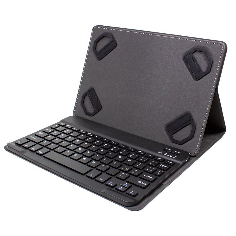 Funda COOL Ebook / Tablet 9 - 10.5 pulg Liso Negro Polipiel Teclado Bluetooth (Español)