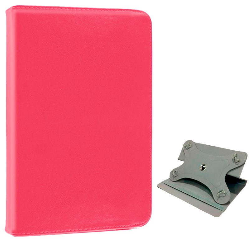 Funda COOL Ebook Tablet Polipiel Universal 9.7 - 11 pulgadas Rosa (Cuadrada)