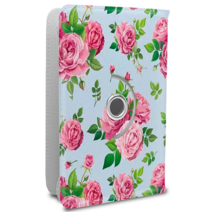 Funda COOL Ebook / Tablet Universal 9.7 - 11 pulg Polipiel Rosas (Panorámica)