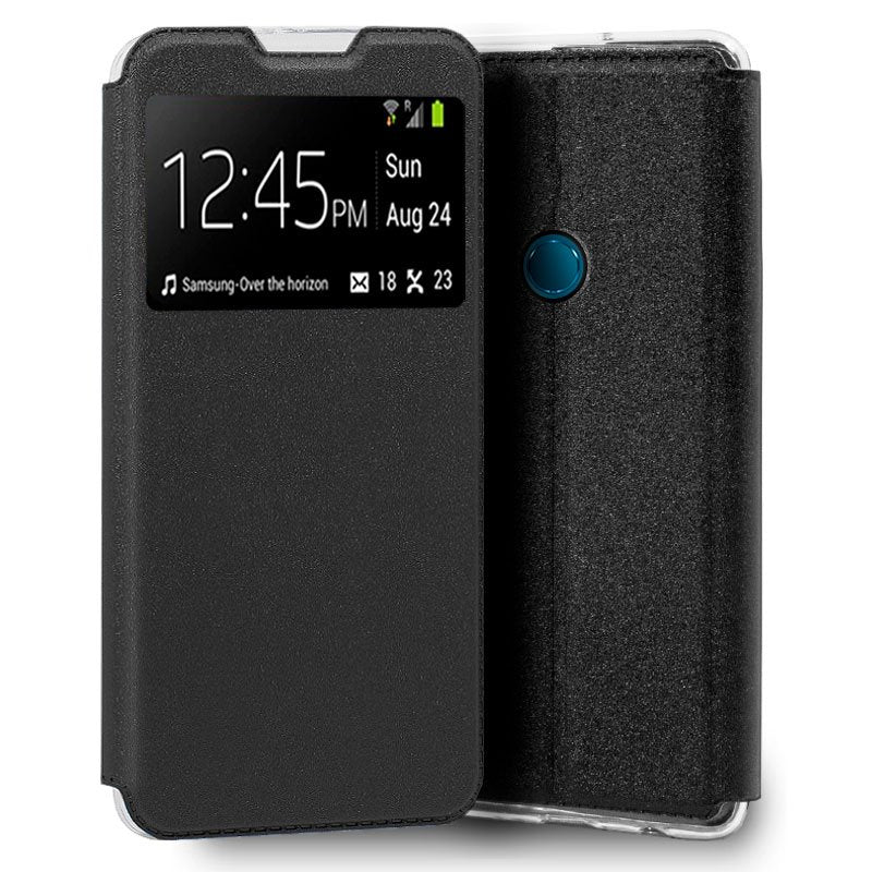 Funda COOL Flip Cover para Alcatel 1S (2020) / Alcatel 3L (2020) Liso Negro