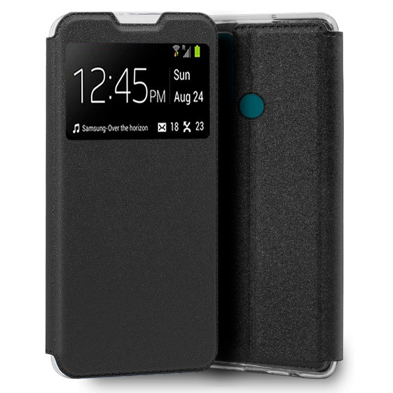 Funda COOL Flip Cover para Alcatel 1S (2021) / 3L (2021) Liso Negro