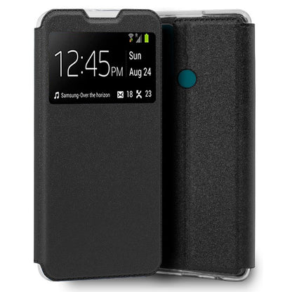 Funda COOL Flip Cover para Alcatel 1S (2021) / 3L (2021) Liso Negro