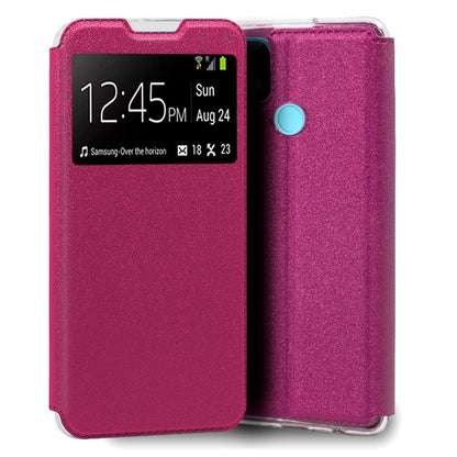 Funda COOL Flip Cover para Alcatel 1S (2021) / 3L (2021) Liso Rosa