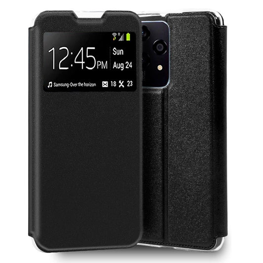 Funda COOL Flip Cover para Honor 200 Lite Liso Negro