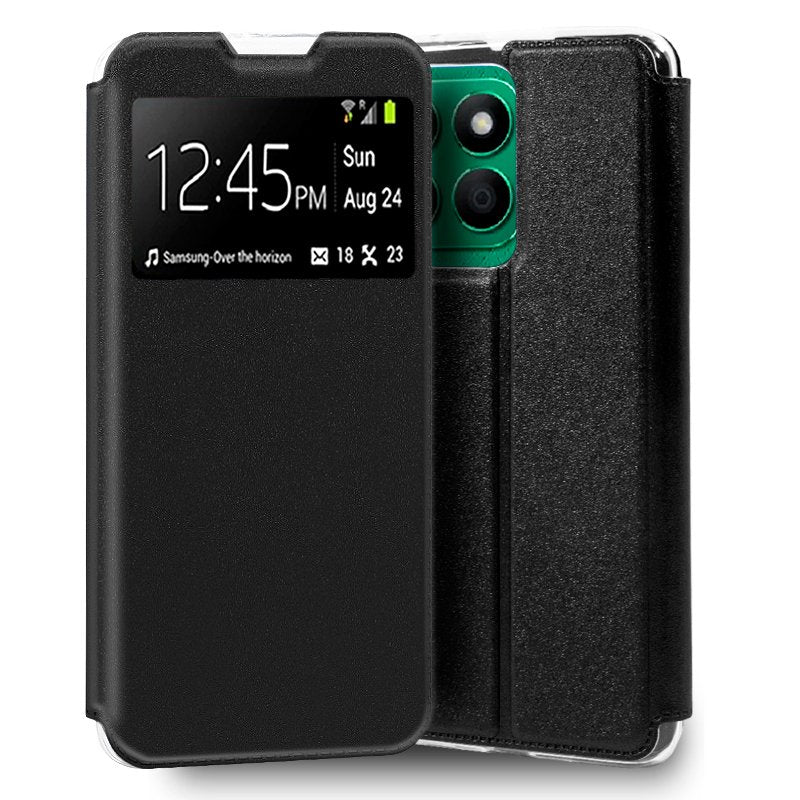 Funda COOL Flip Cover para Honor X8B Liso Negro