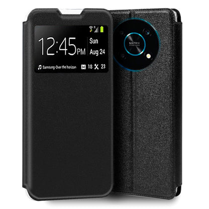 Funda COOL Flip Cover para Huawei Honor Magic 4 Lite Liso Negro