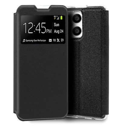 Funda COOL Flip Cover para Huawei Honor X8 Liso Negro