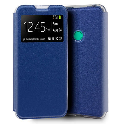 Funda COOL Flip Cover para Huawei P Smart 2020 Liso Azul