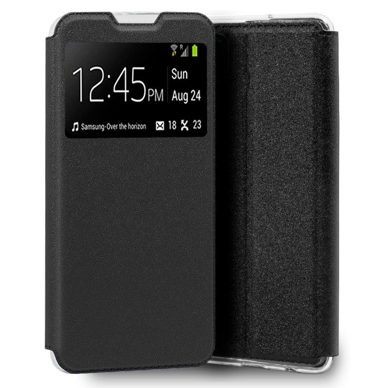 Funda COOL Flip Cover para Huawei P40 Lite Liso Negro