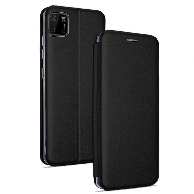 Funda COOL Flip Cover para Huawei Y5p Elegance Negro