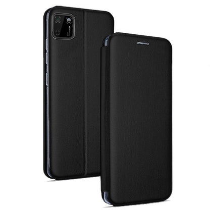 Funda COOL Flip Cover para Huawei Y5p Elegance Negro