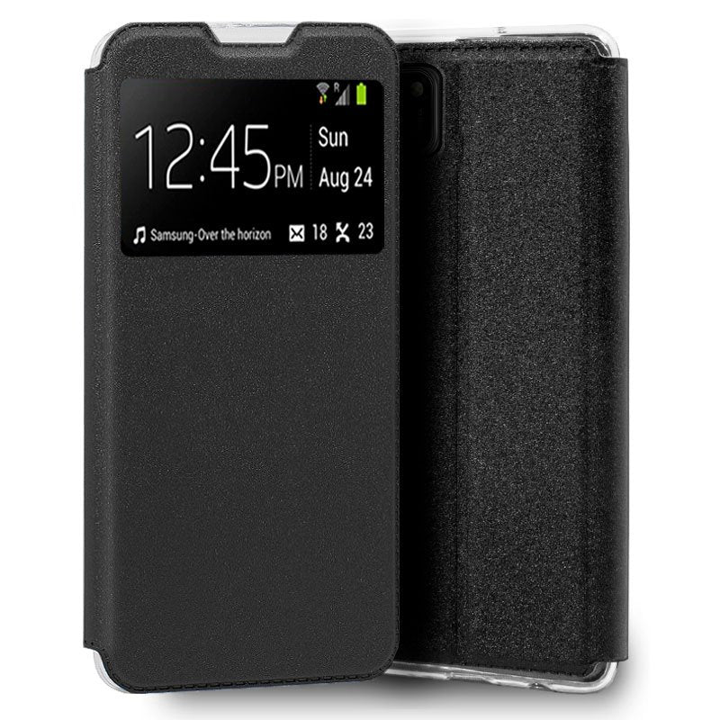 Funda COOL Flip Cover para Huawei Y5p Liso Negro