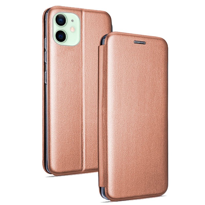 Funda COOL Flip Cover para iPhone 12 / 12 Pro Elegance Rose Gold