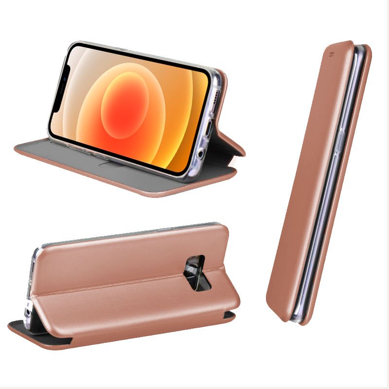 Funda COOL Flip Cover para iPhone 12 mini Elegance Rose Gold