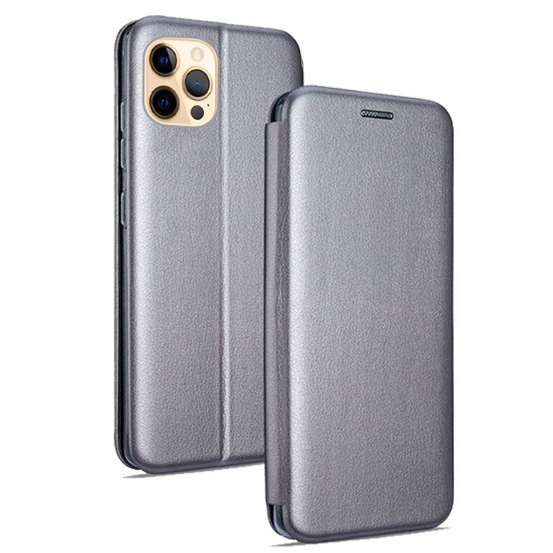 Funda COOL Flip Cover para iPhone 12 Pro Max Elegance Plata