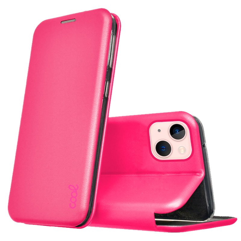 Funda COOL Flip Cover para iPhone 13 Elegance Fucsia