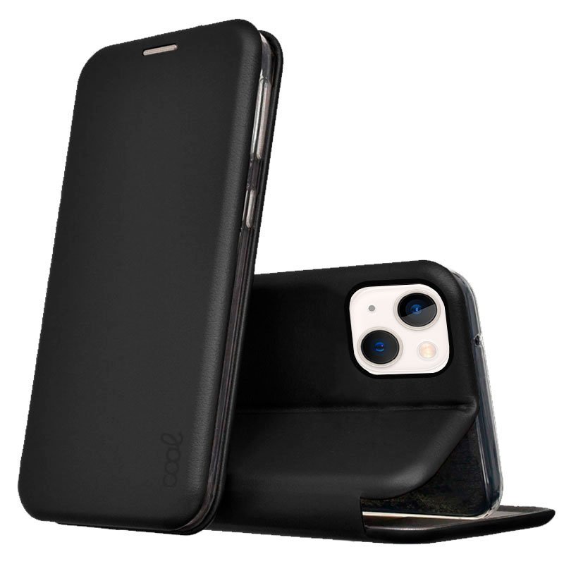 Funda COOL Flip Cover para iPhone 13 mini Elegance Negro