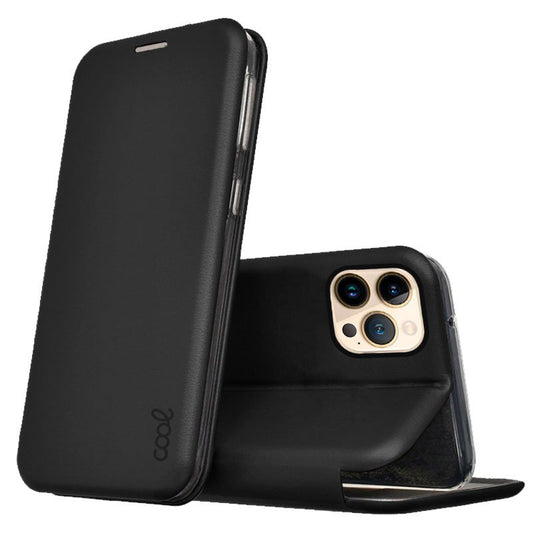 Funda COOL Flip Cover para iPhone 13 Pro Max Elegance Negro