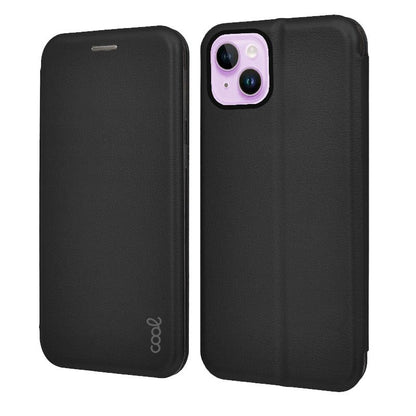 Funda COOL Flip Cover para iPhone 14 Elegance Negro