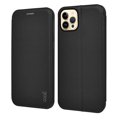 Funda COOL Flip Cover para iPhone 14 Pro Max Elegance Negro