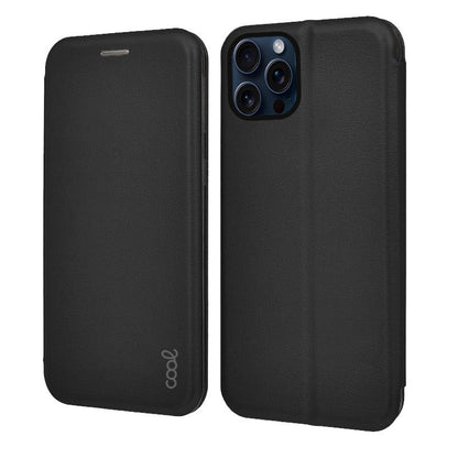 Funda COOL Flip Cover para iPhone 15 Pro Elegance Negro