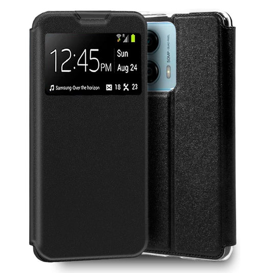 Funda COOL Flip Cover para Motorola Moto G53 5G Liso Negro