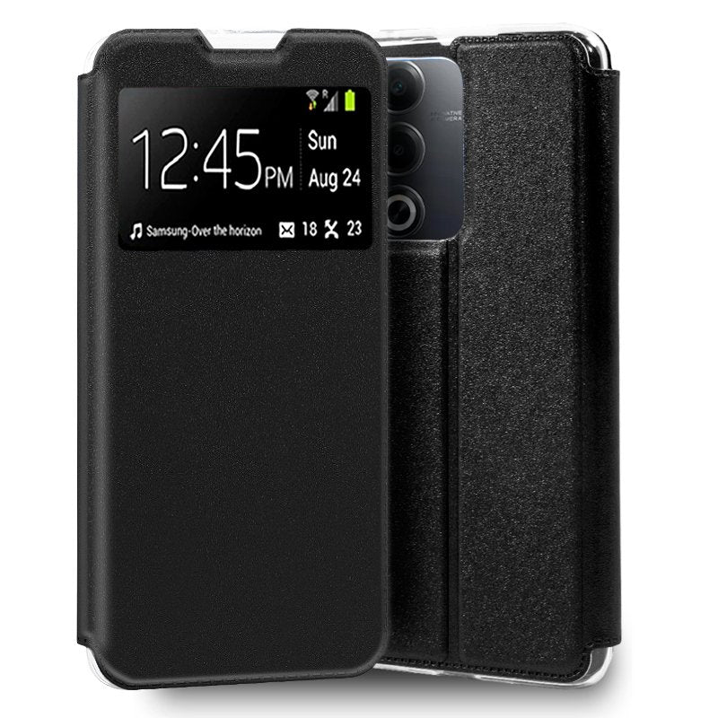 Funda COOL Flip Cover para Oppo A80 5G Liso Negro