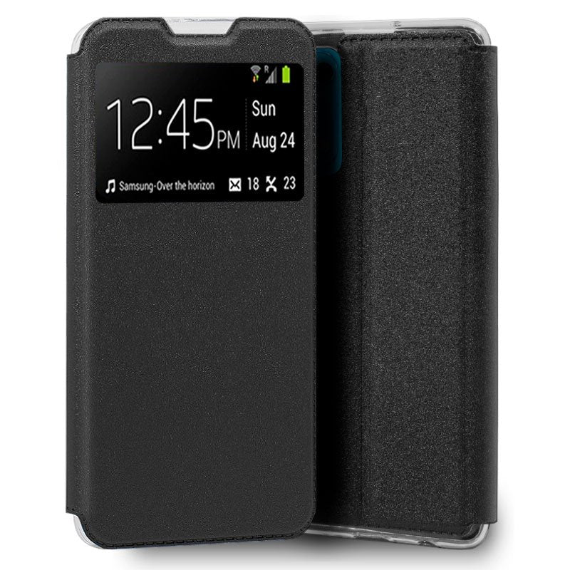 Funda COOL Flip Cover para Oppo Find X3 Lite Liso Negro