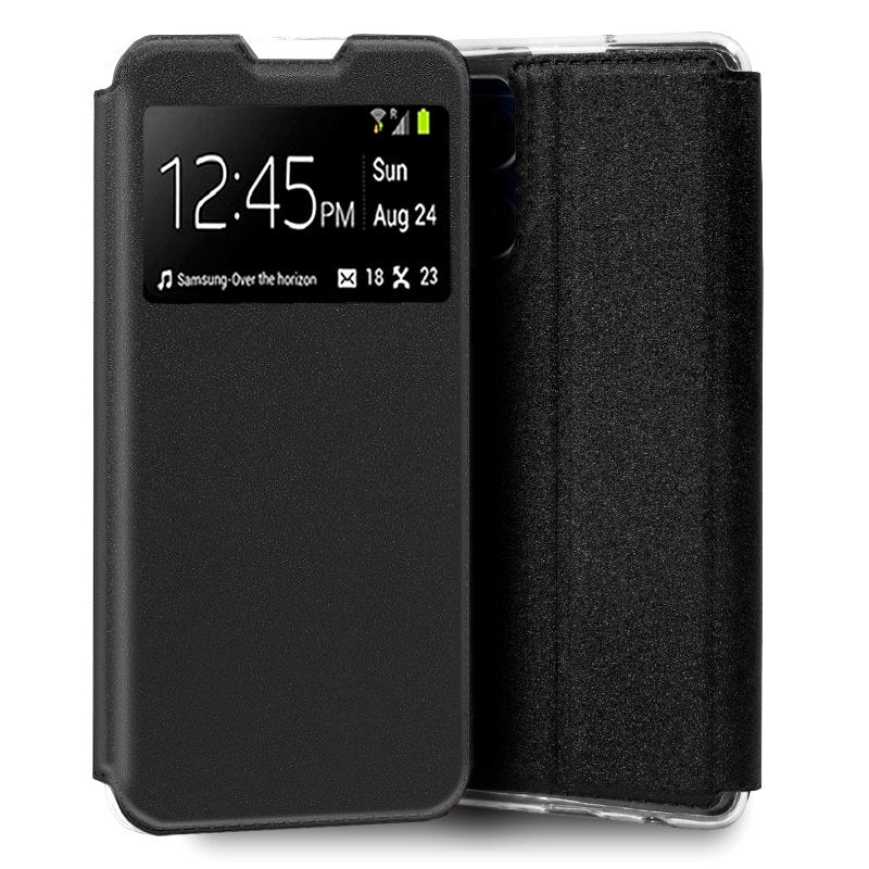 Funda COOL Flip Cover para Oppo Find X5 Lite Liso Negro