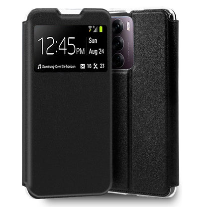 Funda COOL Flip Cover para Oppo Reno 12 Pro 5G Liso Negro