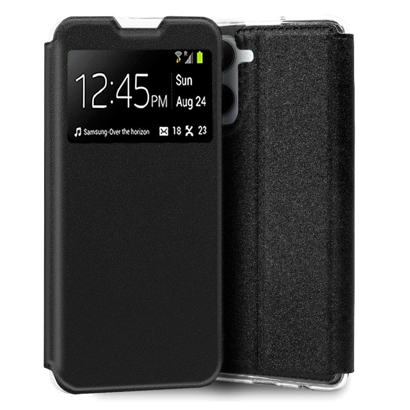 Funda COOL Flip Cover para Realme 10 Liso Negro