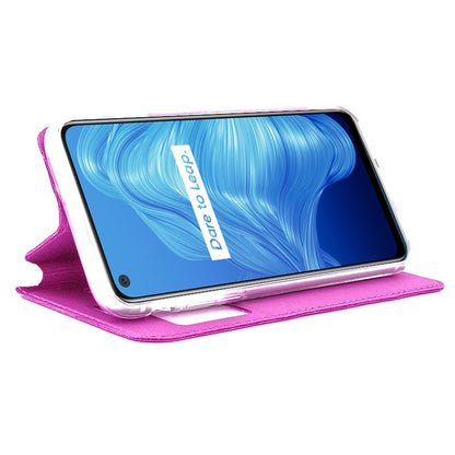 Funda COOL Flip Cover para Realme 7 5G Liso Rosa