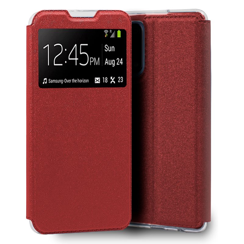 Funda COOL Flip Cover para Realme 7 Liso Rojo