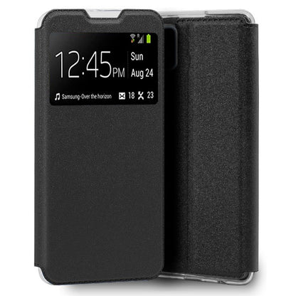 Funda COOL Flip Cover para Realme 8 / 8 Pro Liso Negro