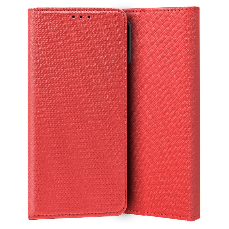 Funda COOL Flip Cover para Realme 8 / 8 Pro Liso Rojo