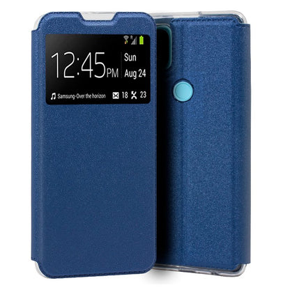 Funda COOL Flip Cover para Realme C21 Liso Azul